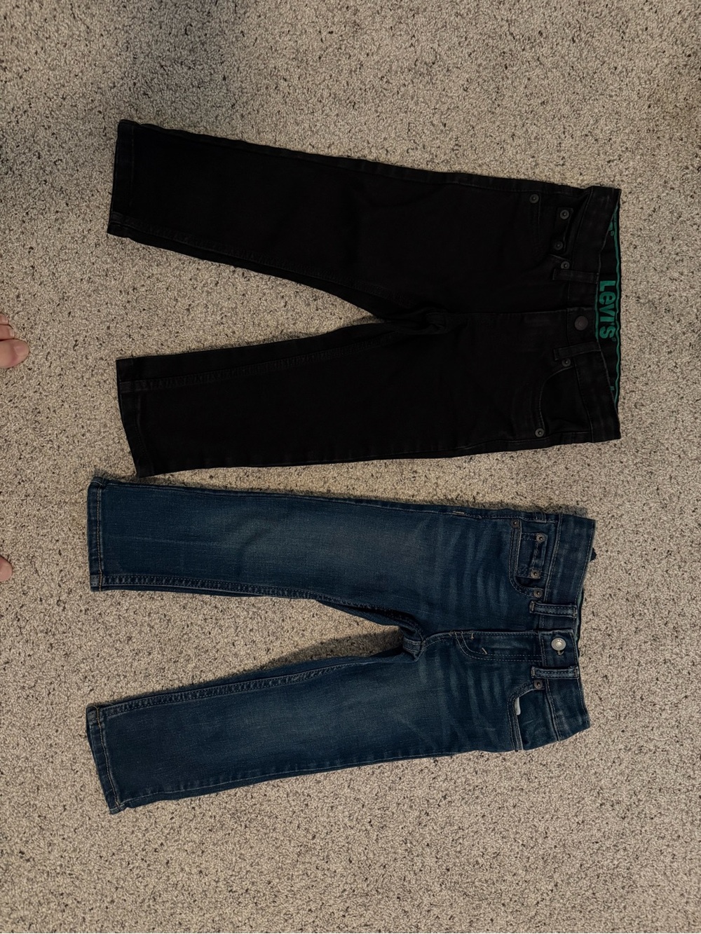 Levi's Kids Black and Blue Denim Jeans Set